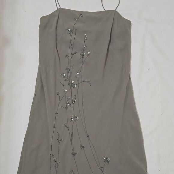 Banana Republic y2k Green Buttoned Slip Dress for Cocktail - Picture 6 of 9